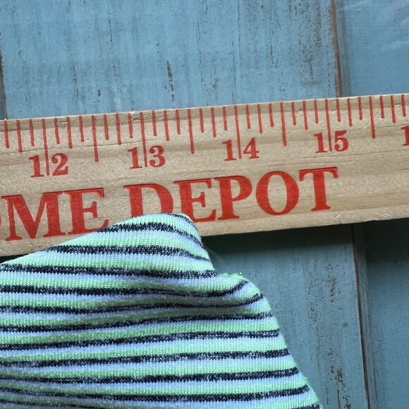 Zella Love Skort Size Medium Pull On Stripe Waist Athleisure Yoga Yellow Green - Picture 6 of 9